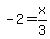 -2=x%2F3
