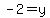 -2=y