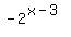 -2%5E%28x-3%29