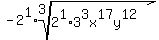 -2%5E1%2Aroot%283%2C2%5E1%2A3%5E3x%5E17y%5E12%29