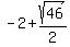 -2+%2B+sqrt%2846%29%2F2