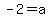 -2+=+a