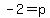 -2+=+p