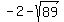 -2-sqrt%2889%29