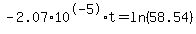 -2.07%2A10%5E-5%2At=ln%2858.54%29