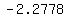 -2.2778