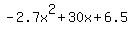 -2.7x%5E2%2B30x%2B6.5