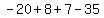-20%2B8%2B7-35
