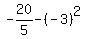 -20%2F5-%28-3%29%5E2
