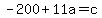 -200%2B11a=c