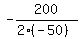 -200%2F%282%2A%28-50%29%29