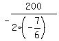 -200%2F%282%2A%28-7%2F6%29%29