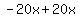 -20x%2B20x