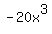-20x%5E3