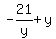-21%2Fy%2By