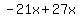 -21x%2B27x