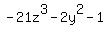 -21z%5E3-2y%5E2-1
