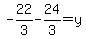 -22%2F3-24%2F3=y