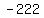 -222