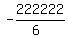 -222222+%2F%28%2B6%29
