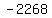 -2268