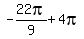 -22pi%2F9%2B4pi