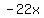 -22x
