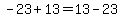 -23%2B13=13-23
