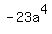 -23a%5E4
