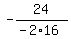 -24%2F%28-2%2A16%29