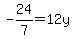 -24%2F7=12y
