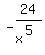 -24%2Fx%5E%285%29