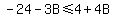 -24-3B%3C=4%2B4B