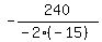 -240%2F%28-2%2A%28-15%29%29