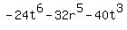 -24t%5E6+-+32r+%5E+5+-+40t%5E3