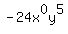 -24x%5E0y%5E5