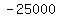-25000