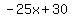-25x%2B30