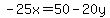 -25x=50-20y