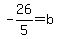 -26%2F5=b