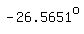 -26.5651%5Eo