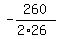-260%2F%282%2A26%29