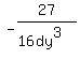 -27%2F%2816dy%5E3%29