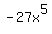 -27x%5E5
