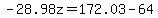 -28.98z=172.03-64