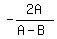 -2A%2F%28A-B%29