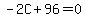 -2C%2B96=0