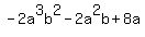 -2a%5E3b%5E2-2a%5E2b%2B8a