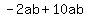 -2ab%2B10ab