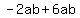 -2ab%2B6ab